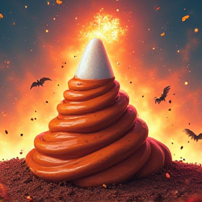 Candy Corn Poo