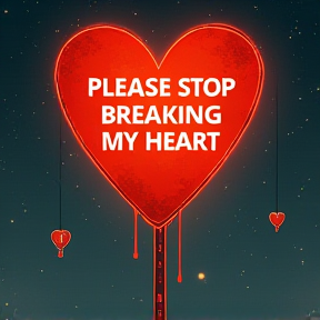 Please stop breaking my heart