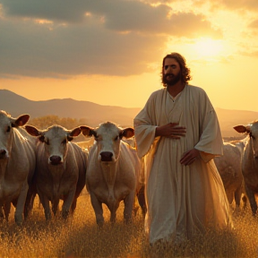 Jesus Leads the Herd