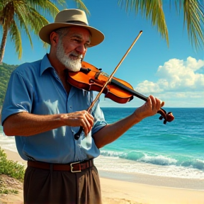 Fiddler on the Beach