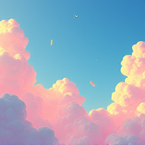 marshmallow sky