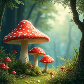 Mushrooms in the Magic Forest