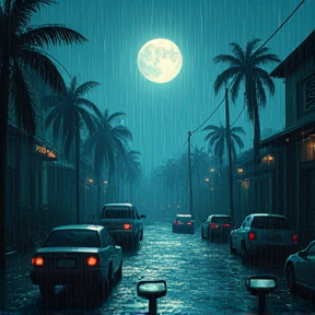 Raining