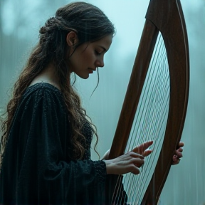 Harp Strings in the Rain