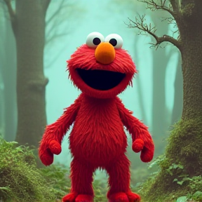 Elmo has a Big Red Heart