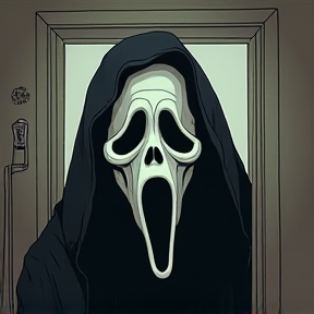 Ghostface caught on tape