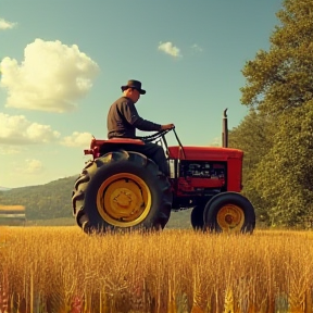 Driving My Tractor