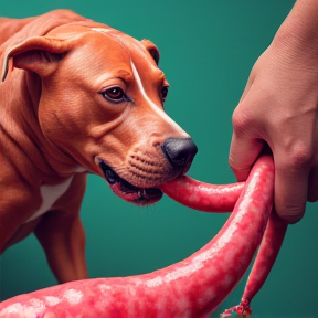 Tug of War With Sausages