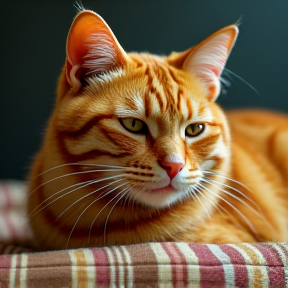 Fat Orange Tabby