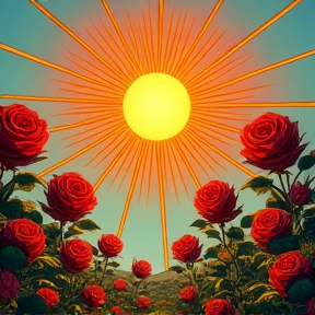 Roses sunlight 1976