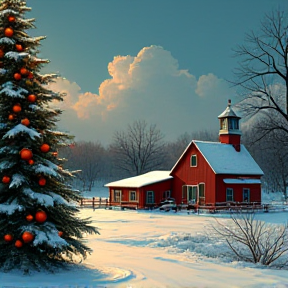 Country Christmas On The Farm