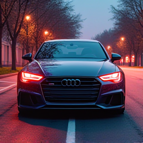 Audi A4 on the Streets