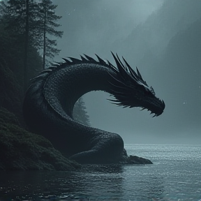 The Dark Black Dragon