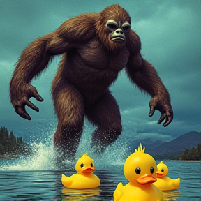 Quackers vs. Bigfoot