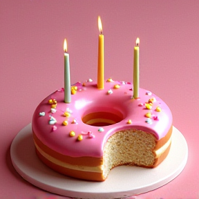 Happy Birthday Donut