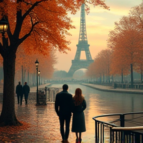 Autumn Stroll in Paris