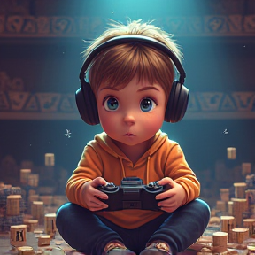 Bumblin' Gamer Kid