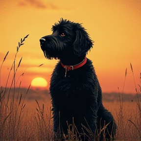 Black Golden Doodle