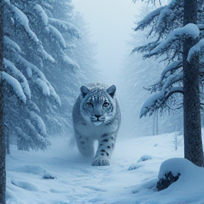 Snow Leopard Ghost