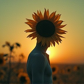 The Sunflower's Shadow