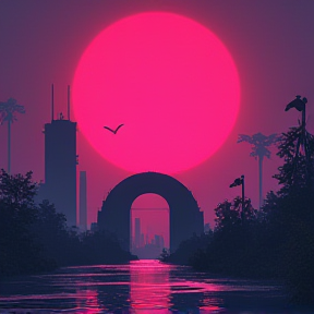 Rot Synthwave