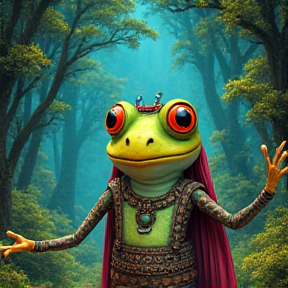 The Musa Creatrix's Whimsical Frog Goblin World V-3