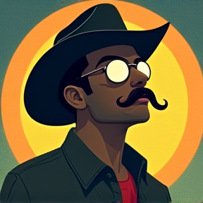 The Man with the Wild Mustache