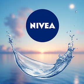 Nivea-Creme am Spiegel