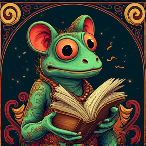 The Gypsy Frog Goblin's Weird, Whimsically Odd & Glitched, Musa Creatrix World V-3