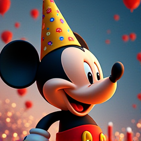 Happy birthday, Mickey