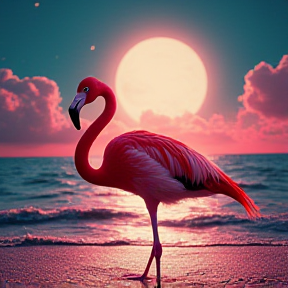 Rock Flamingo