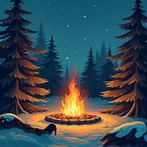 Rockin' Round the Campfire at Christmas