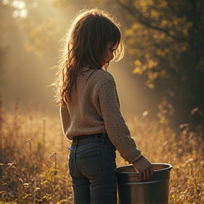 Amelia's Metal Bucket