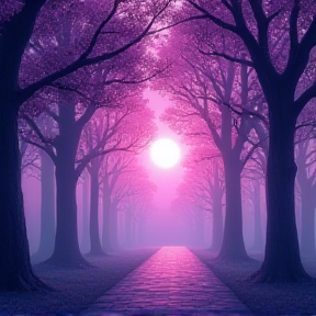 Purple Trees and Memories