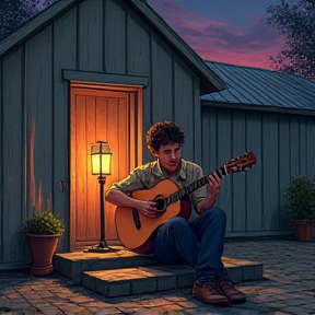 Dueling Strings in the Shed