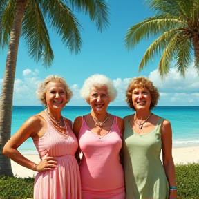 Granny Groove in the Bahamas