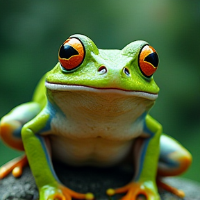 Five Green Speckled Frogs