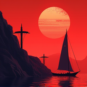 Scarlet sails