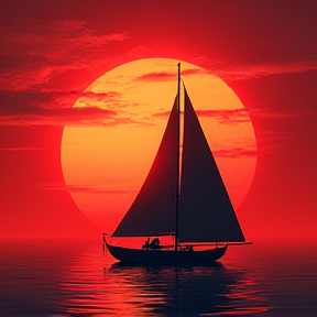 Scarlet sails