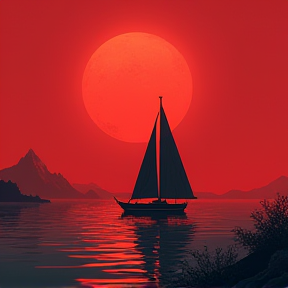 Scarlet sails