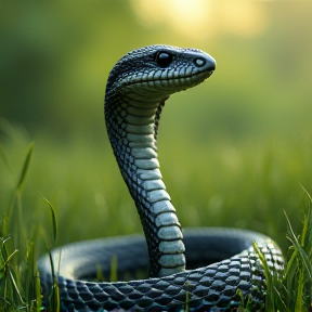 Snake in grass