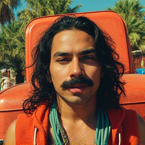 California Kid with the Mexican 'Stache