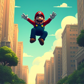 Le saut de Luigi