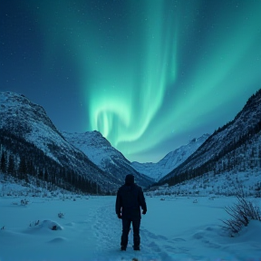 Dark Night in Norway