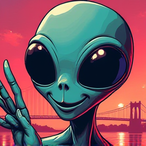 SOOO FXCKING HAPPY ALIEN BRO