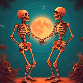 Dancing with skeletons