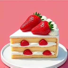 Sweet Strawberry Cake