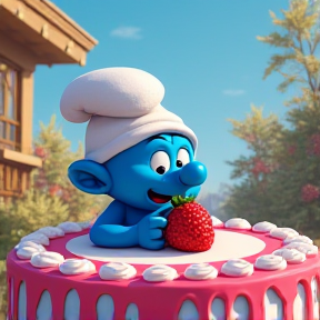 Berry Smurf Bounce