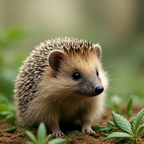 Hedgehog in the Meadow