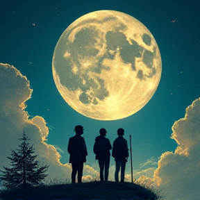 Three Brothers in the Moonlight